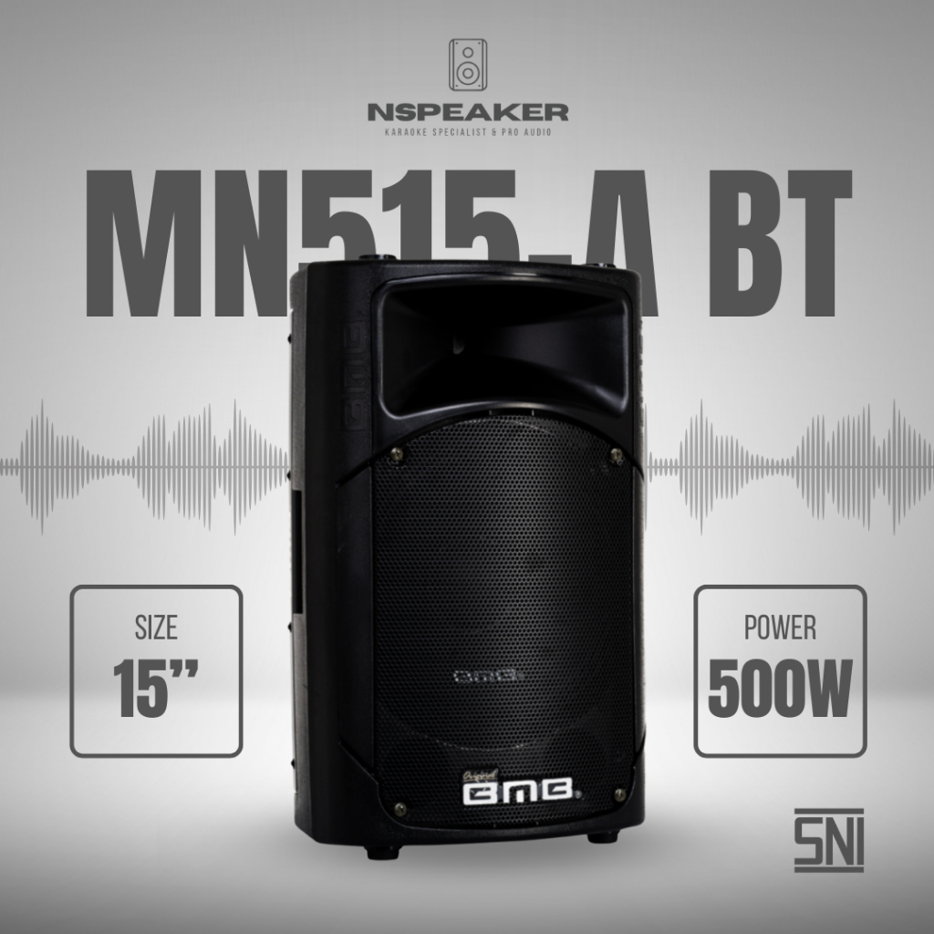 BMB MN 515 A BT - Active Bluetooth Speaker 15 Inch (pair)