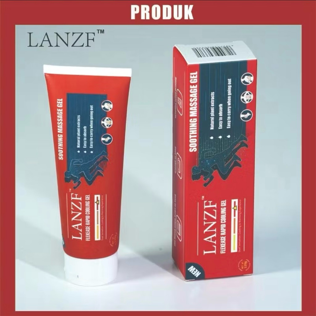 LANZF Fast Acting Muscle Cream Pereda Nyeri Lutut Original