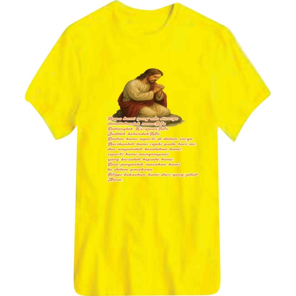 Kaos Rohani Doa Bapa Kami