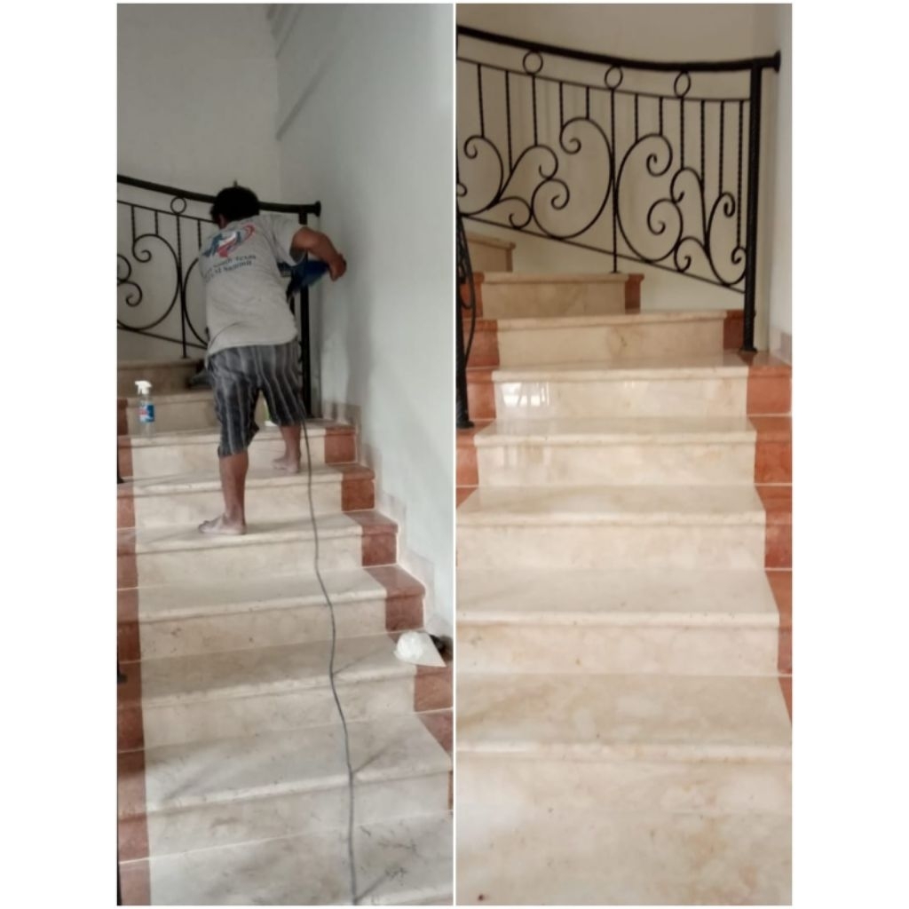 Jasa Poles Tangga Marmer_Tangga Granit