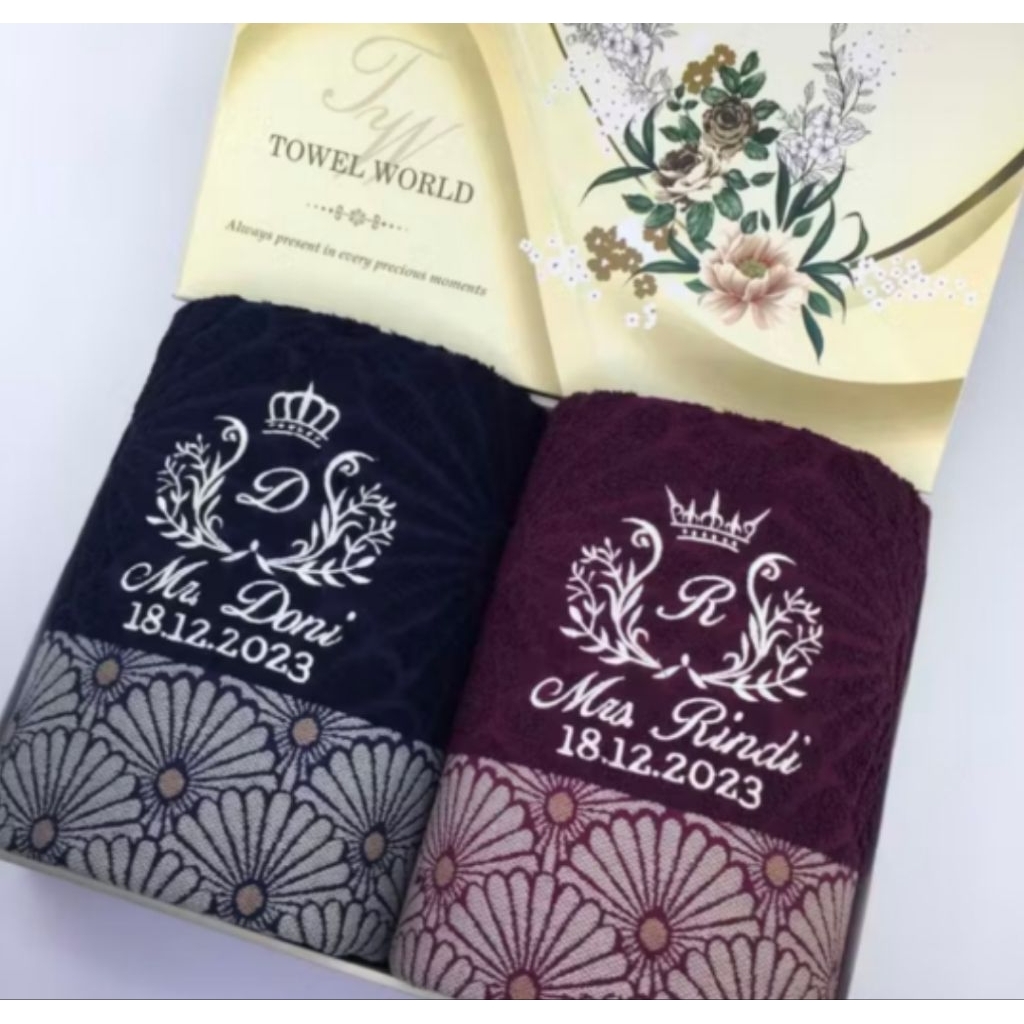 HANDUK COUPLE SESERAHAN PERNIKAHAN