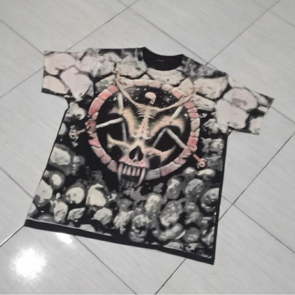 SLAYER DIVINE INTERVENTION ALLOVER PRINT AOP FULL PRINT SIZE L (55X75) COTTON KOLPRI