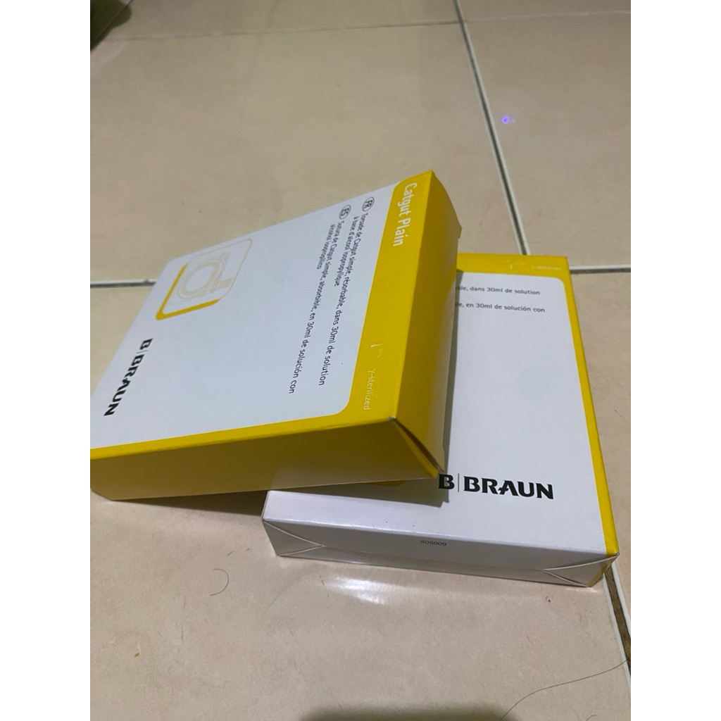 Catgut Plain Bbraun Benang Jahit No.1