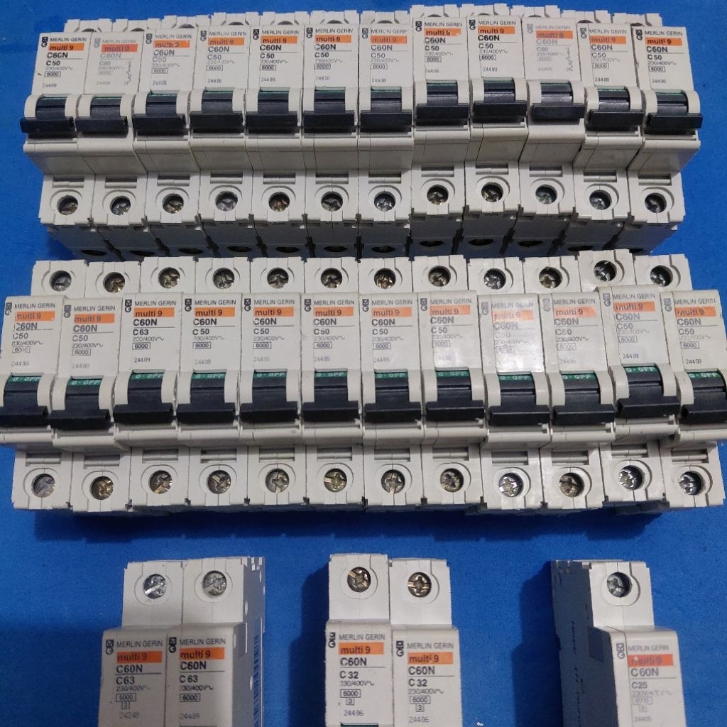 Mcb 1Phase Merlin Gerin Multi9 C60N Mulus,mcb 25a,32a,50a,63 ampere 1p