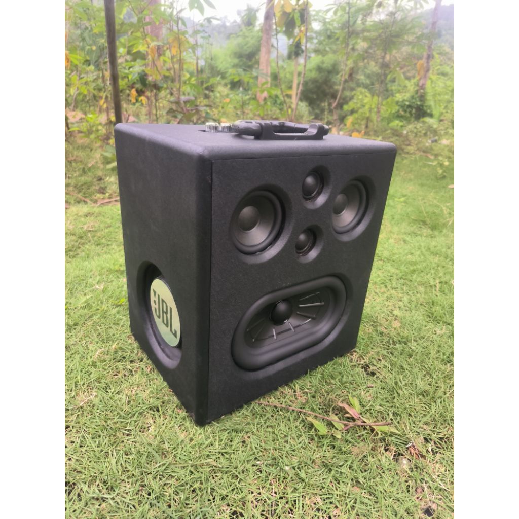 Speaker Rakitan Model JBL BOOMB0x 3 Bisa KARAOKE Portable