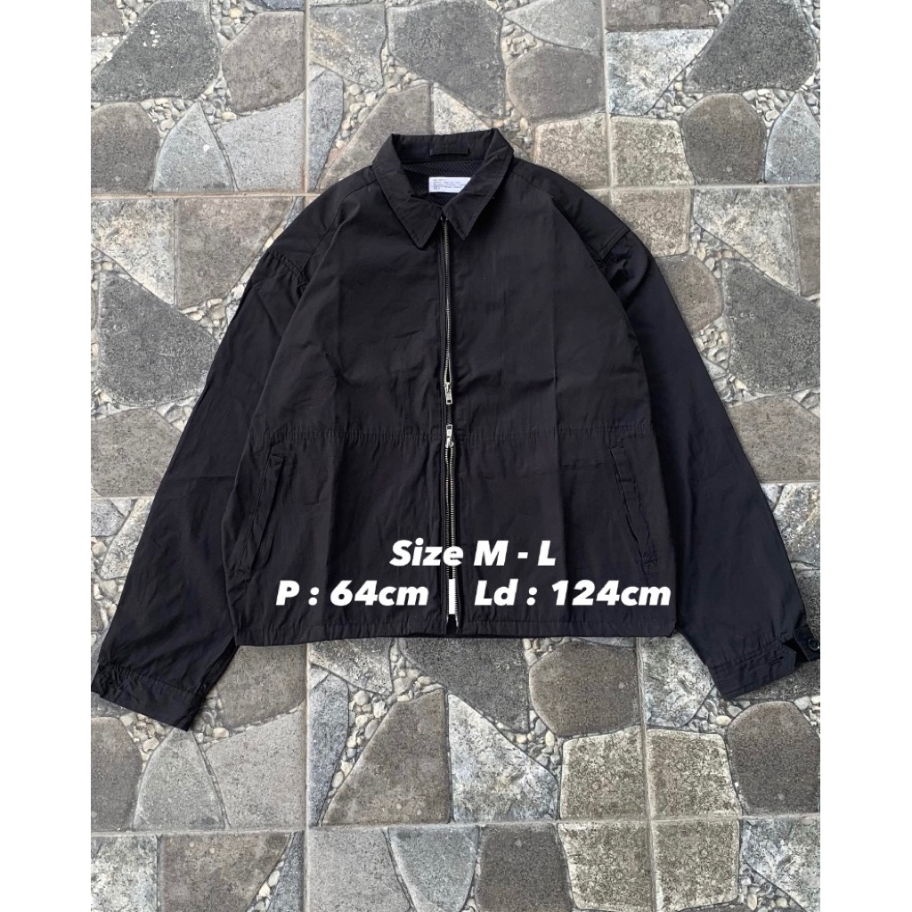 Work Jacket Double Zipper