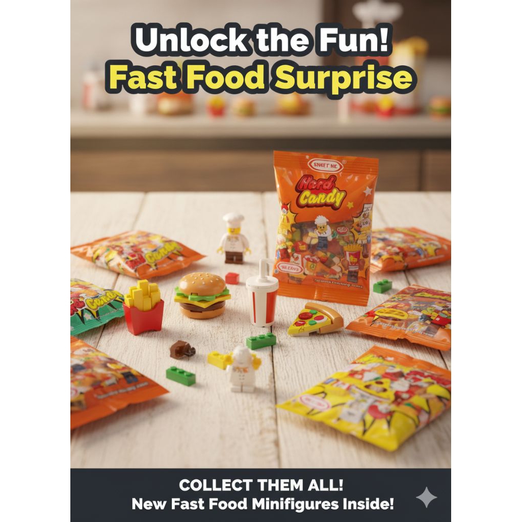 SWEET ME LEGO FAST FOOD