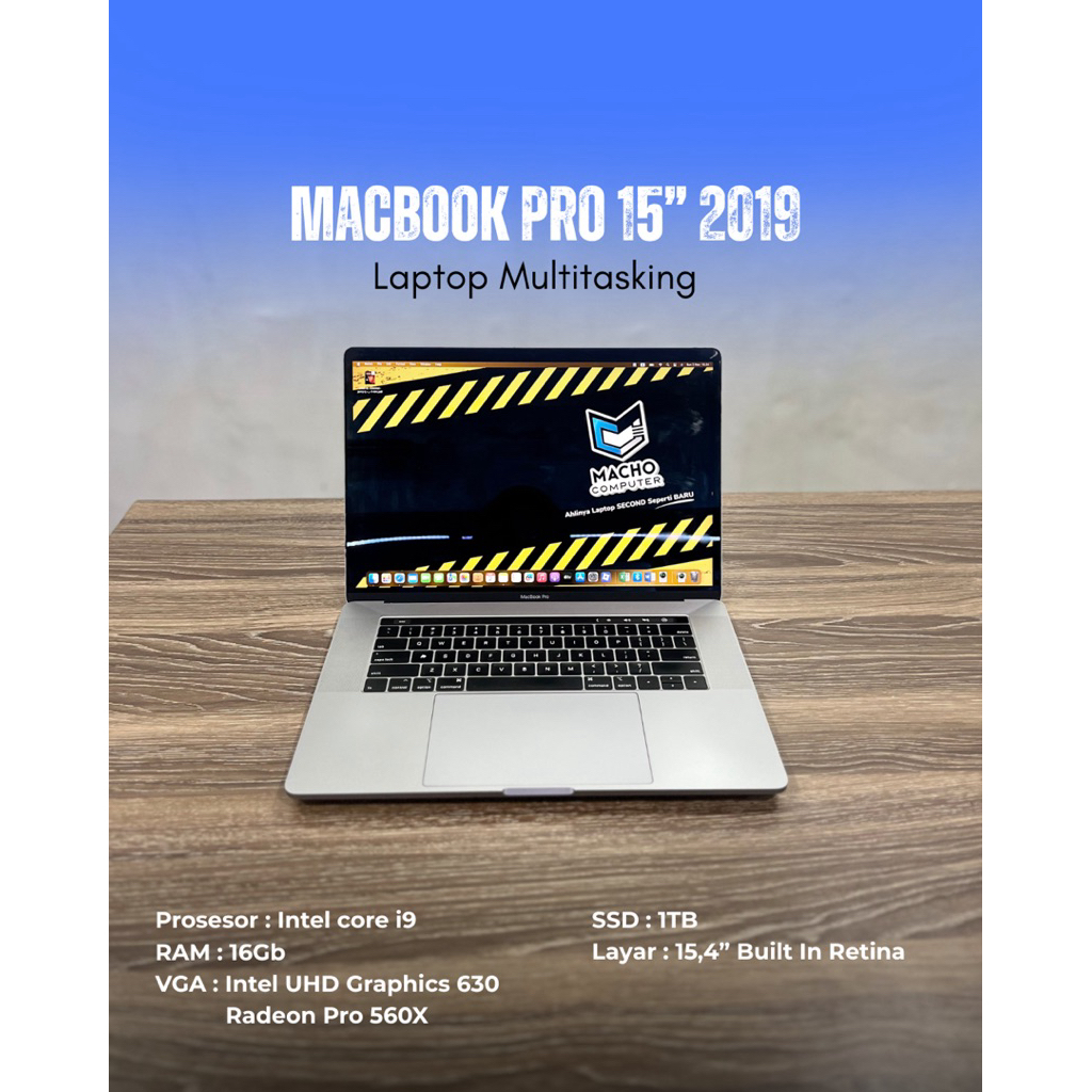 MacBook Pro 15” 2019 Intel Core i9