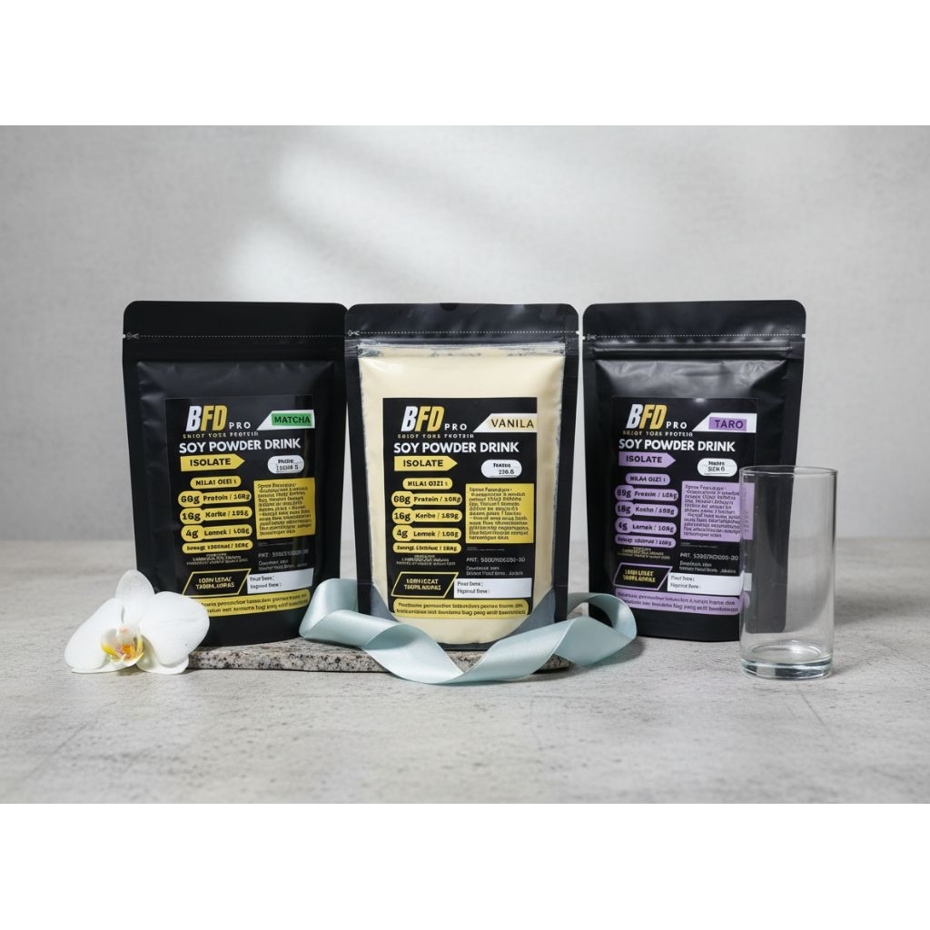 Soy Protein Isolate/Susu Protein Kedelai 1Kg/Susu Protein/Bubuk Protein Kedelai/Susu Kedelai/Bubuk K