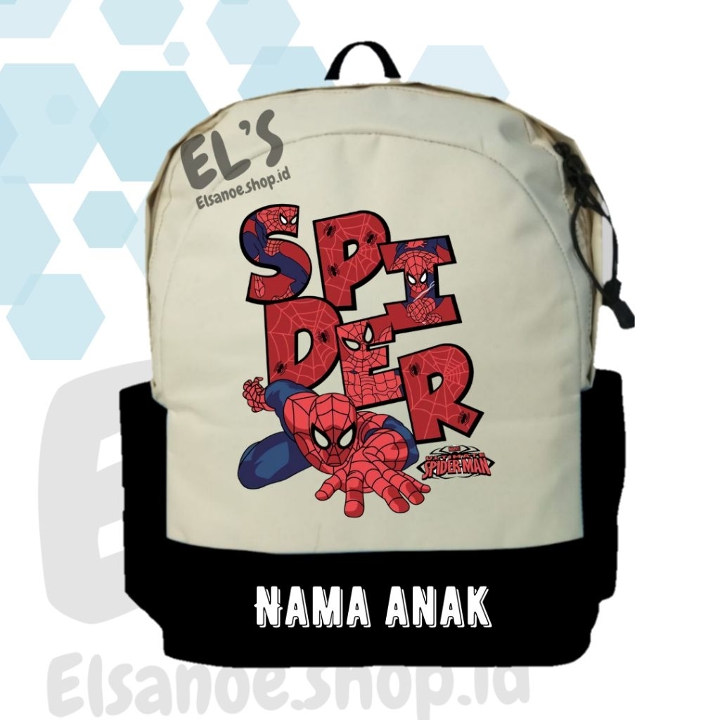 Ransel Anak Spiderman | Tas Anak TK/SD SpidermanI Tas Anak Sekolah TK/SD Spiderman I Tas Sekolah Tk 