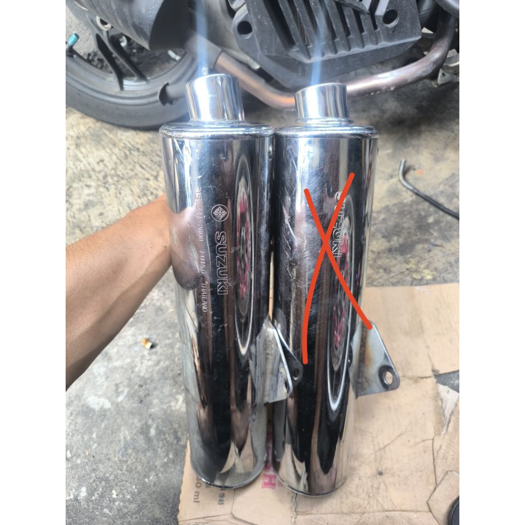 knalpot cbu ori satria Fu