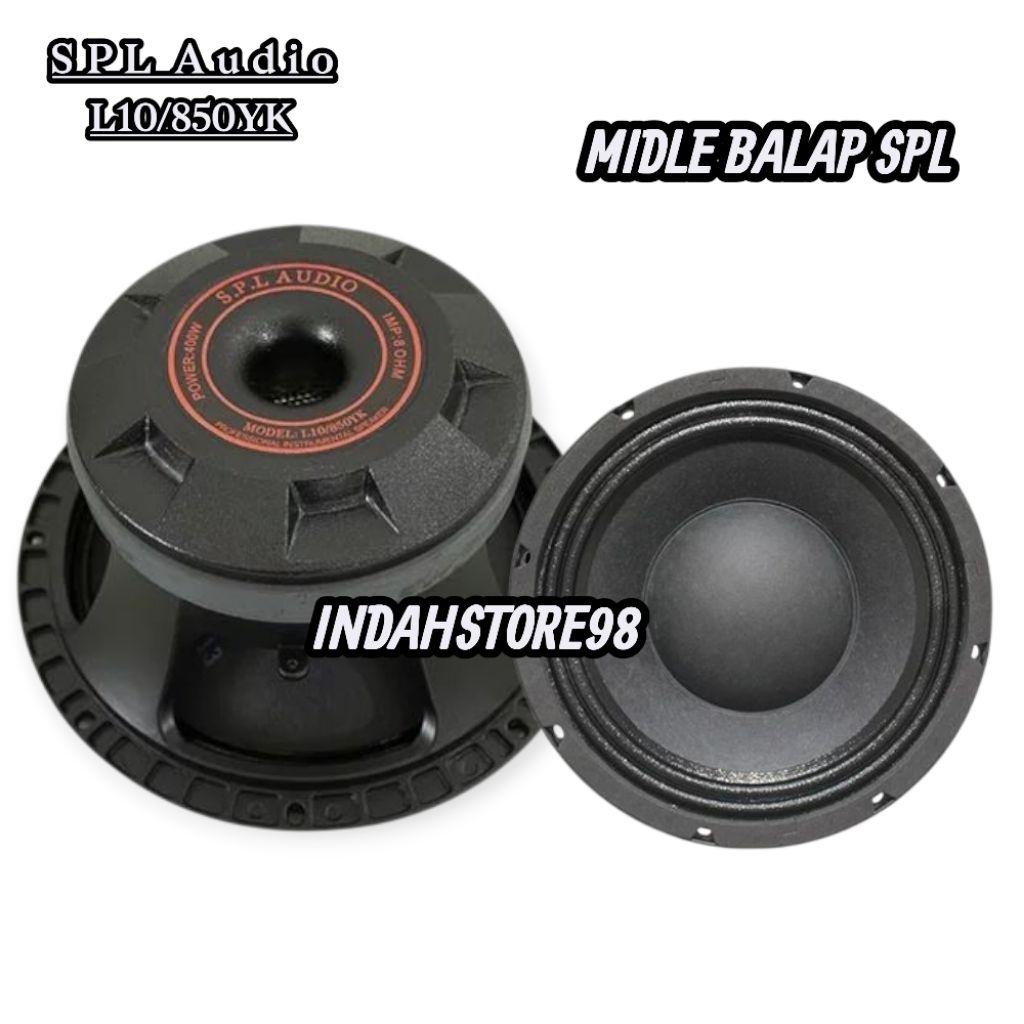 Speaker 10 inch SPL L10850YK Midle Balap Original Spl Audio L10/850YK Midel Balap