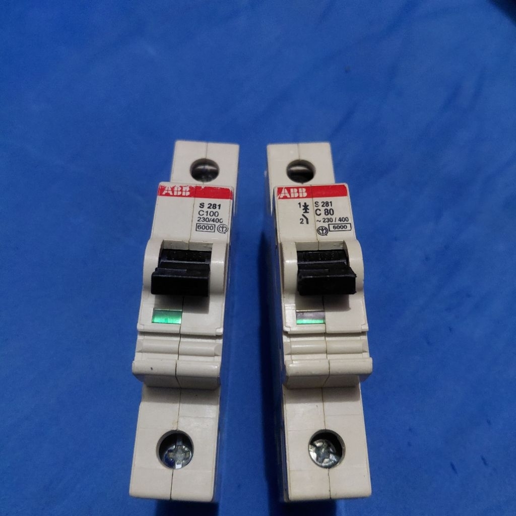 Mcb 1p 100a ,80a abb MCB 1PHASE 1 PHASE 100 A 80 A ABB
