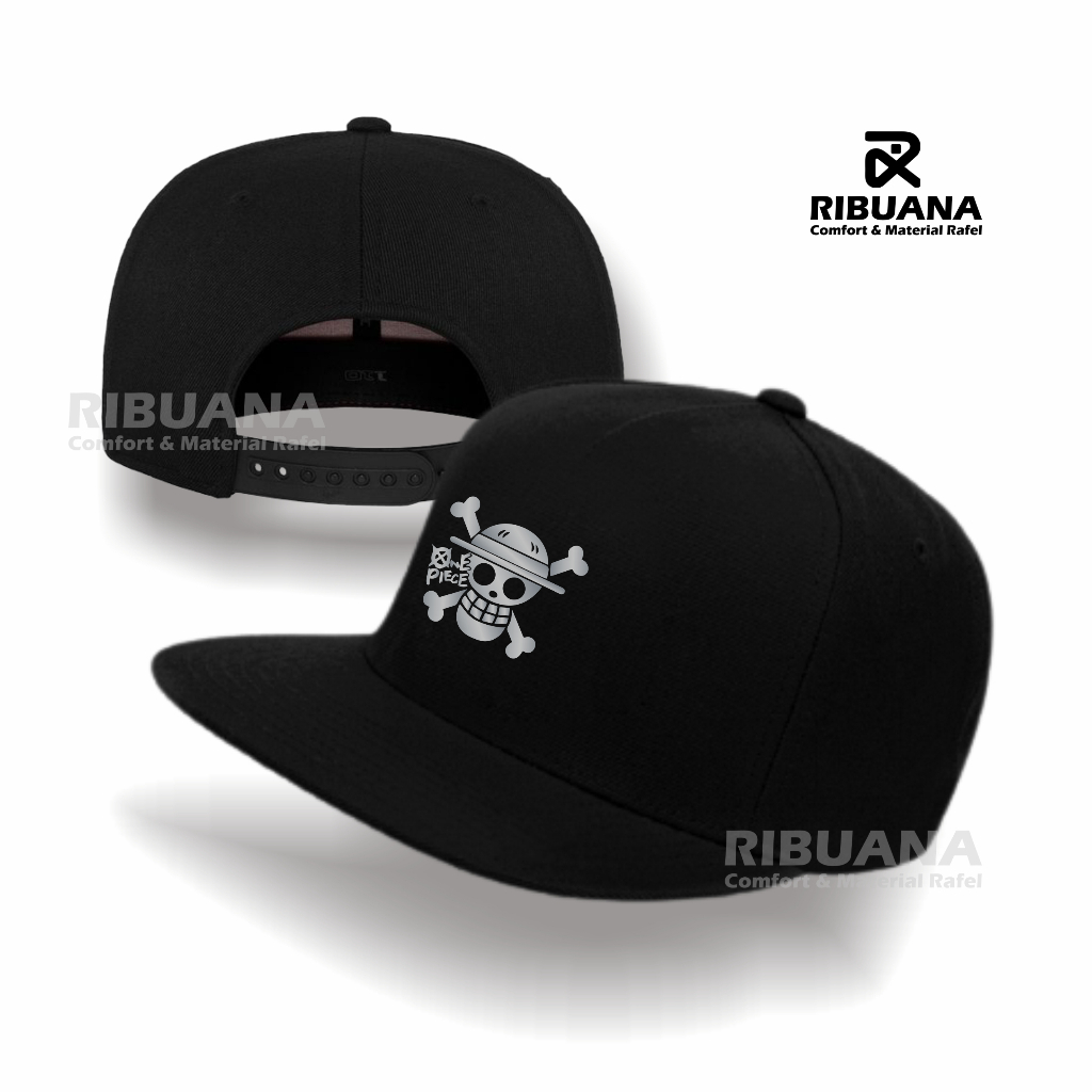 Ribuana Topi Snapback Pria Dewasa Original Distro Premium Caps Luffy Gear 5