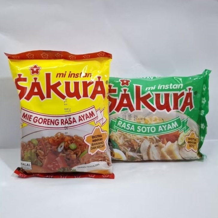 Mie Instan SAKURA Goreng dan Kuah