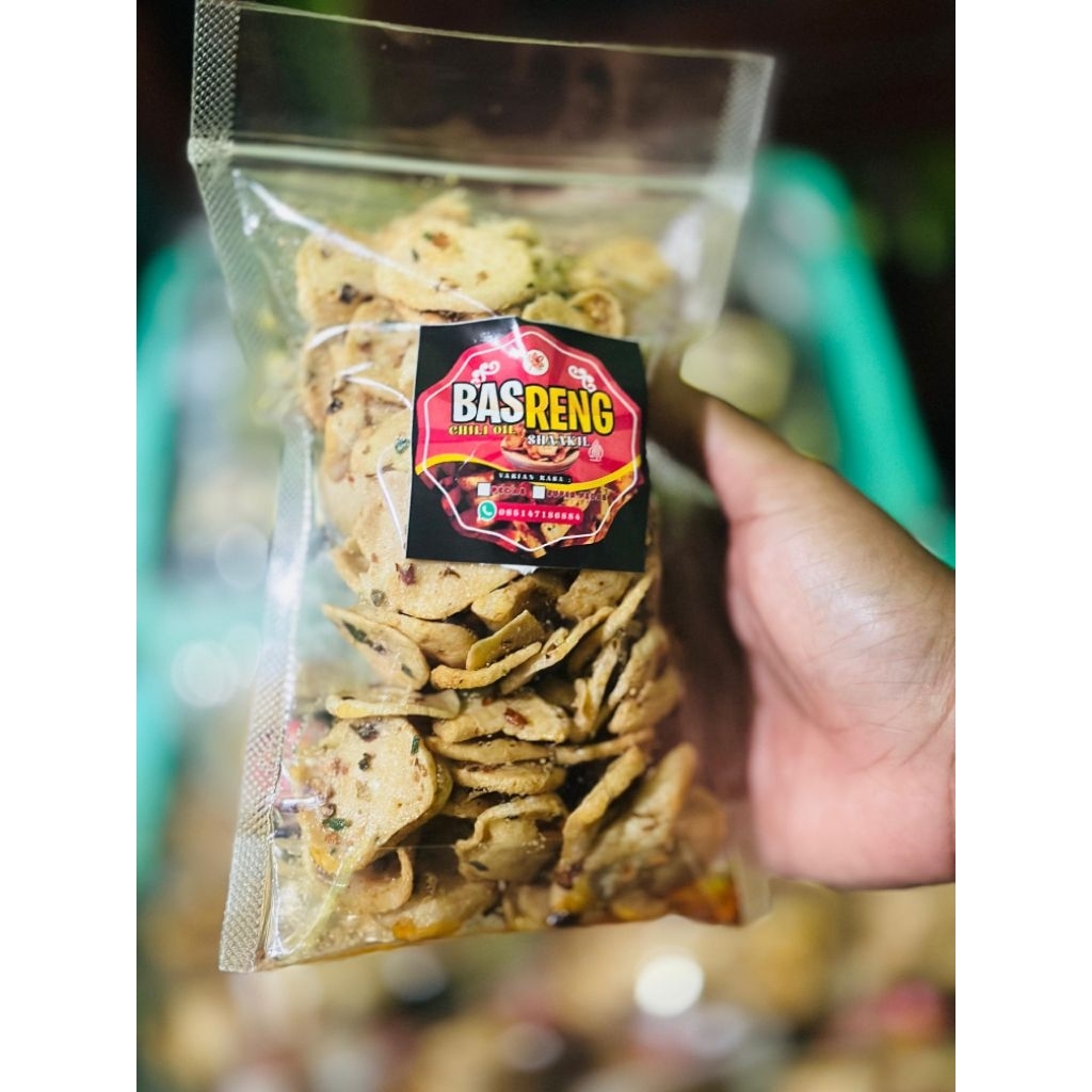 Basreng Chili oil daun jeruk