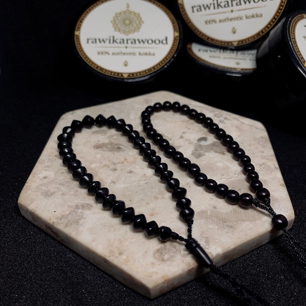 Bracelet Couple Kokka Hitam Wajik - Merica | Garansi Asli Kayu Kokka Premium