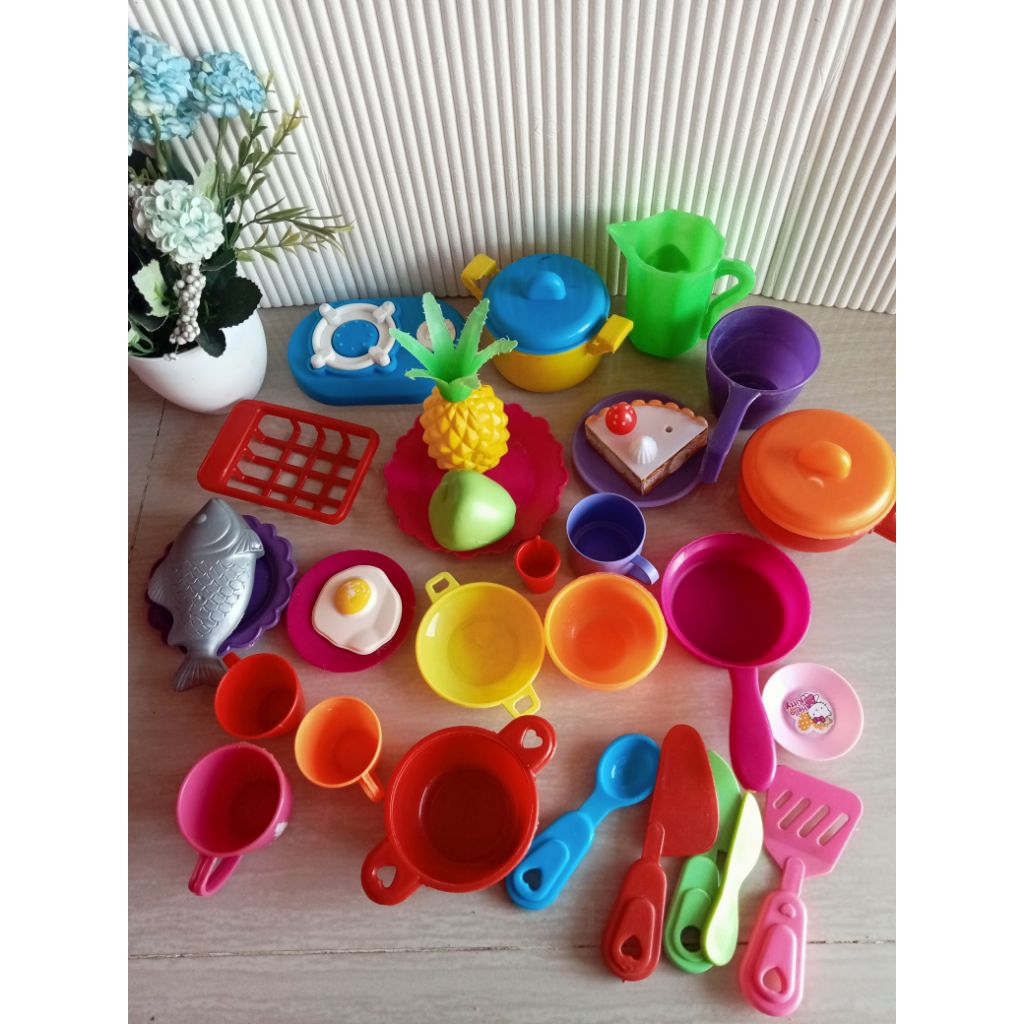 preloved mainan masak masakan