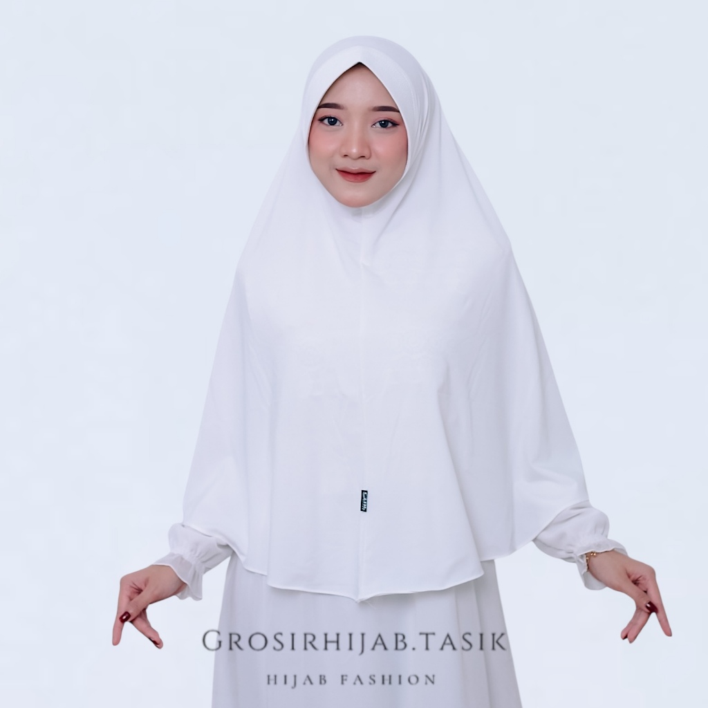 BERGO HIJAB POLOS SEMI (L) CHR HIJAB | KERUDUNG POLOS JERSEY SUPER ORIGINAL