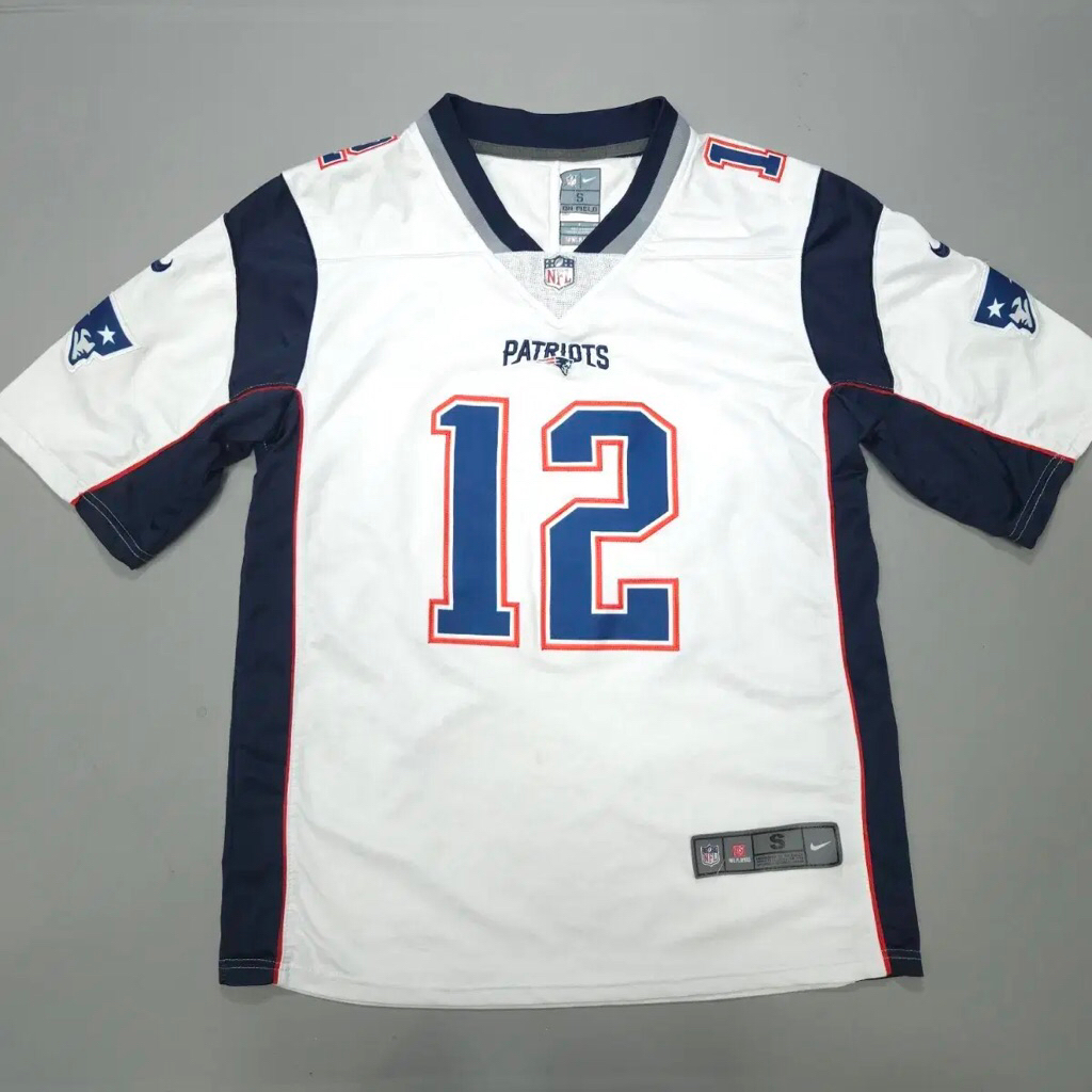 Jersey NFL Patriots TOM BRADY Size S White