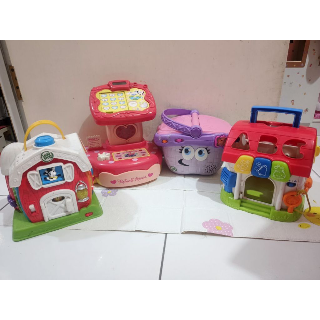 TAKE ALL Mainan Kasir Rumah Keranjang LeapFrog Winfun Sorting Minnie Mouse Cashier