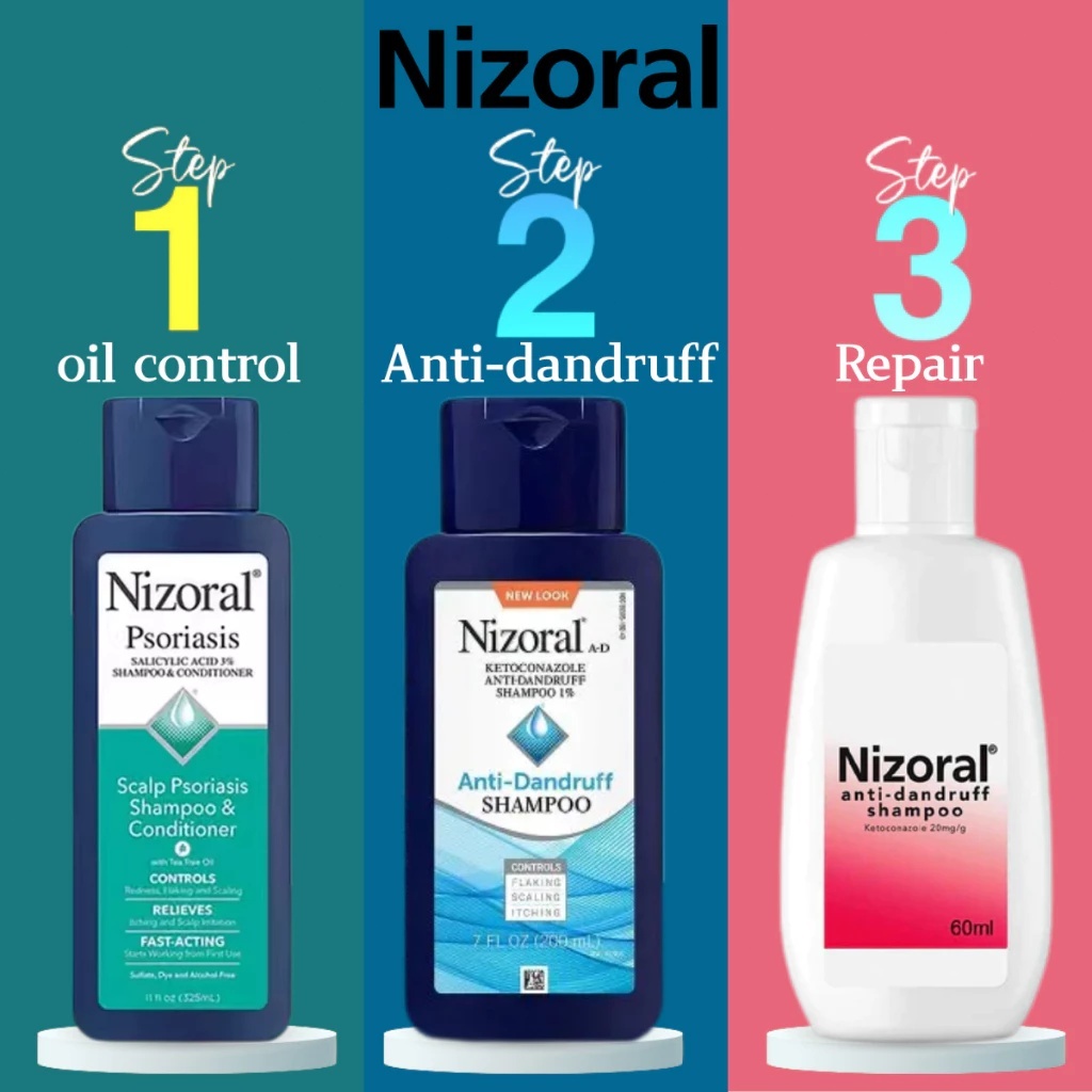 NIZORAL Anti-Dandruff Shampoo 200ml / Scalp Psoriasis Shampoo & Conditioner 325ml / Conditioner Deep