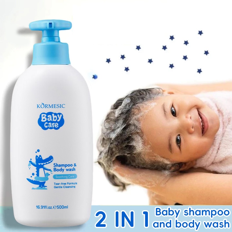 Sabun Mandi Bayi Sabun Mandi Cair Sabun Mandi Pemutih Badan Sampo Bayi 2 in 1 Shampoo Dan Body Wash 