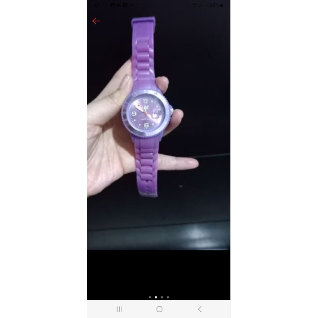 preloved ice watch purple
