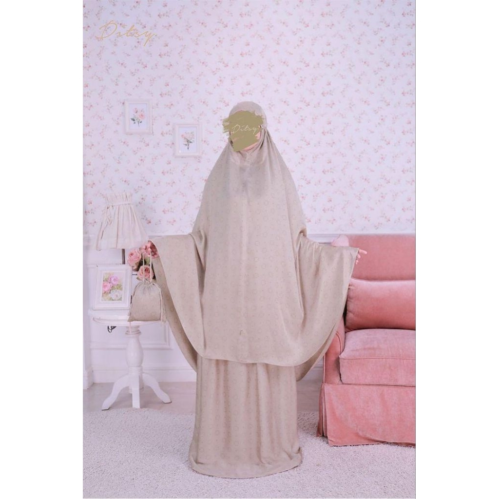 DITSY PRAYER SET / set mukena wanita dewasa