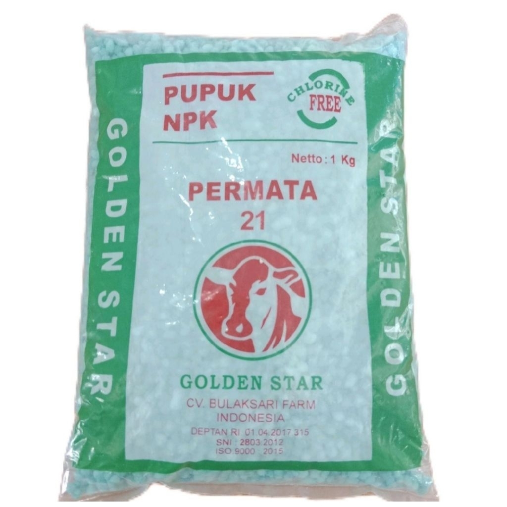 Pupuk NPK Starter Golden Star 21  Kemasan 1Kg