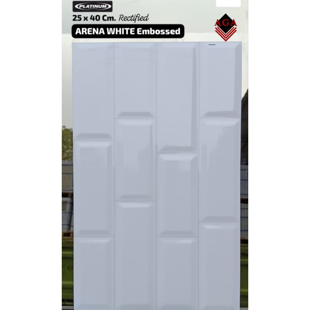 KERAMIK DINDING 25X40 CUTTING TIMBUL GLOSSY