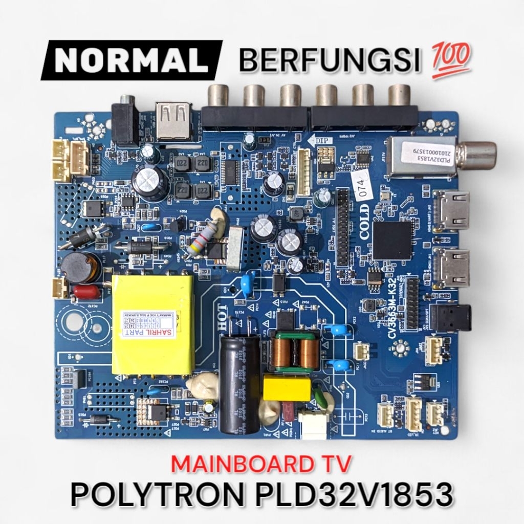 MB TV POLYTRON PLD32V1853 - MAINBOARD TV POLYTRON PLD32V1853 - MESIN TV POLYTRON PLD32V1853 - POLYTR