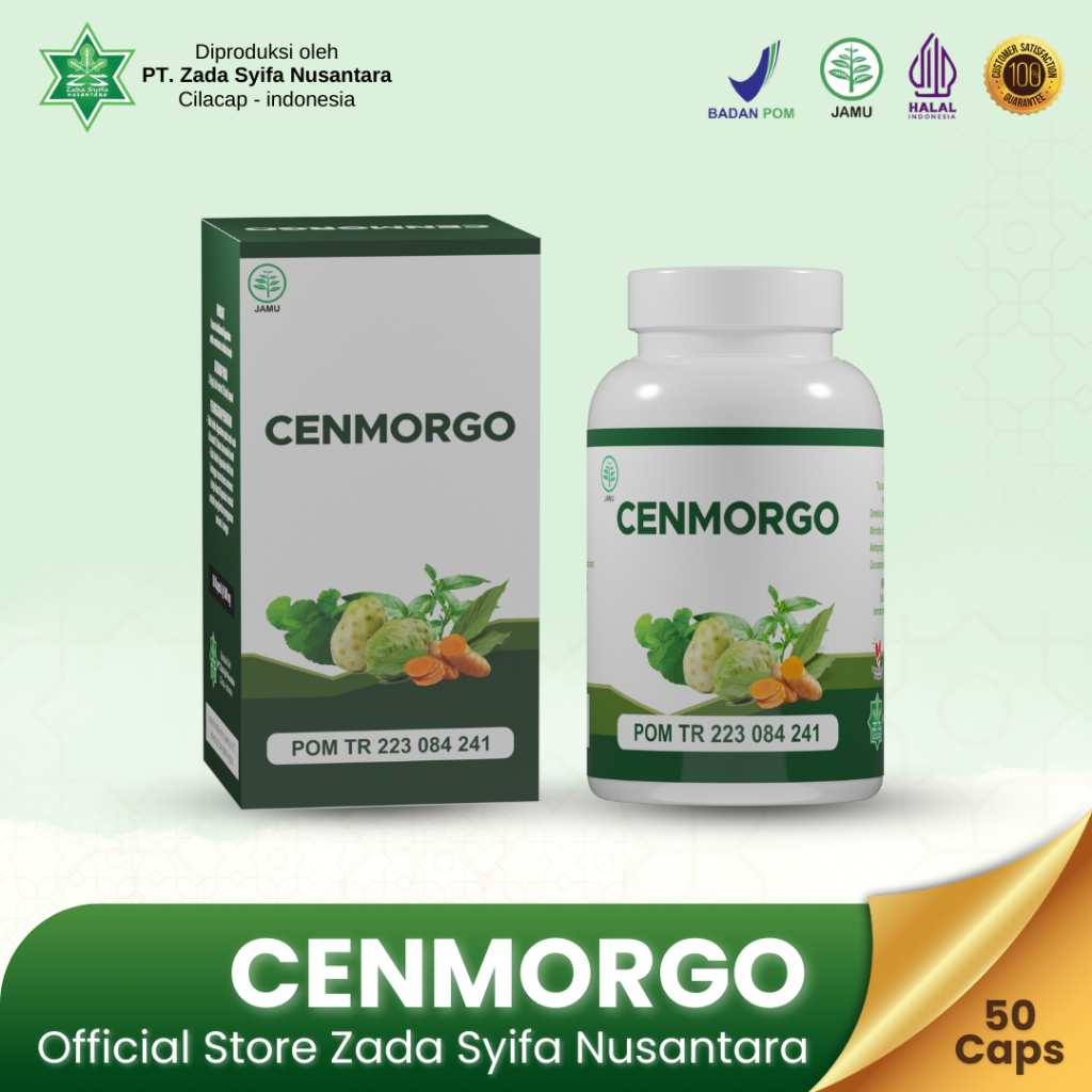 Zada Syifa Nusantara - Cenmorgo - 50 Kaps Obat Stroke Kapsul