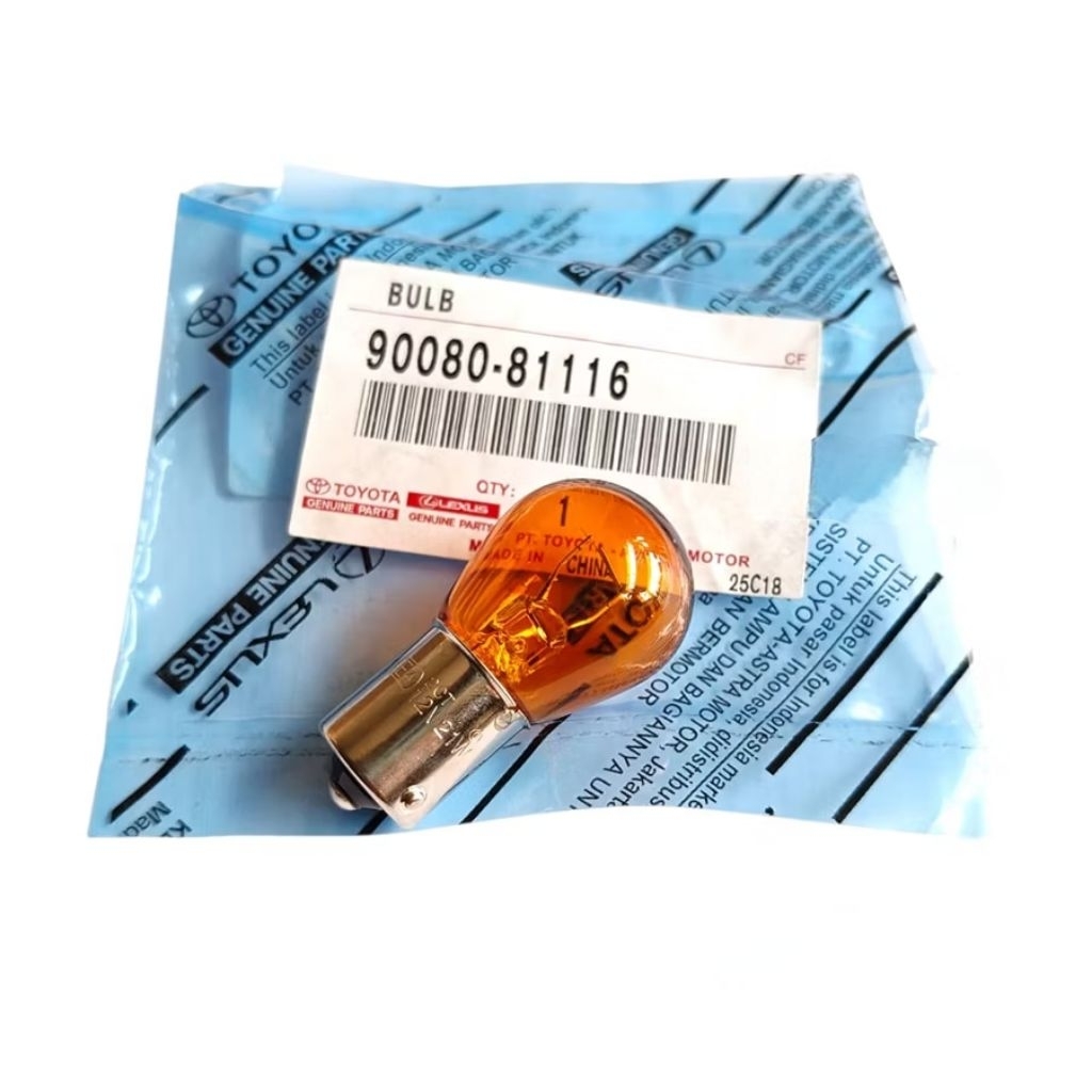 Bohlam Lampu Sein Sen Riting Kuning Kaki 1 12V - 21W Lamp Bulb Universal Toyota Kijang Kapsul Efi Kr