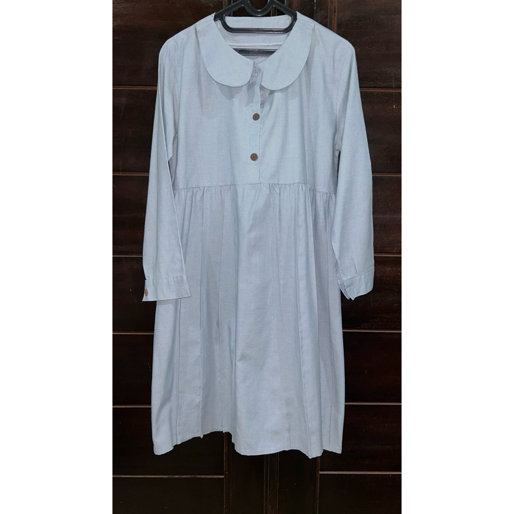 tunik jeans baby blue