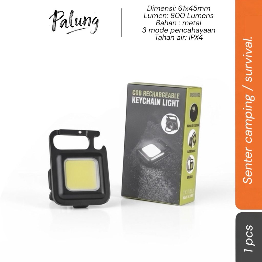 senter camping ganci / senter outdoor / senter mendaki