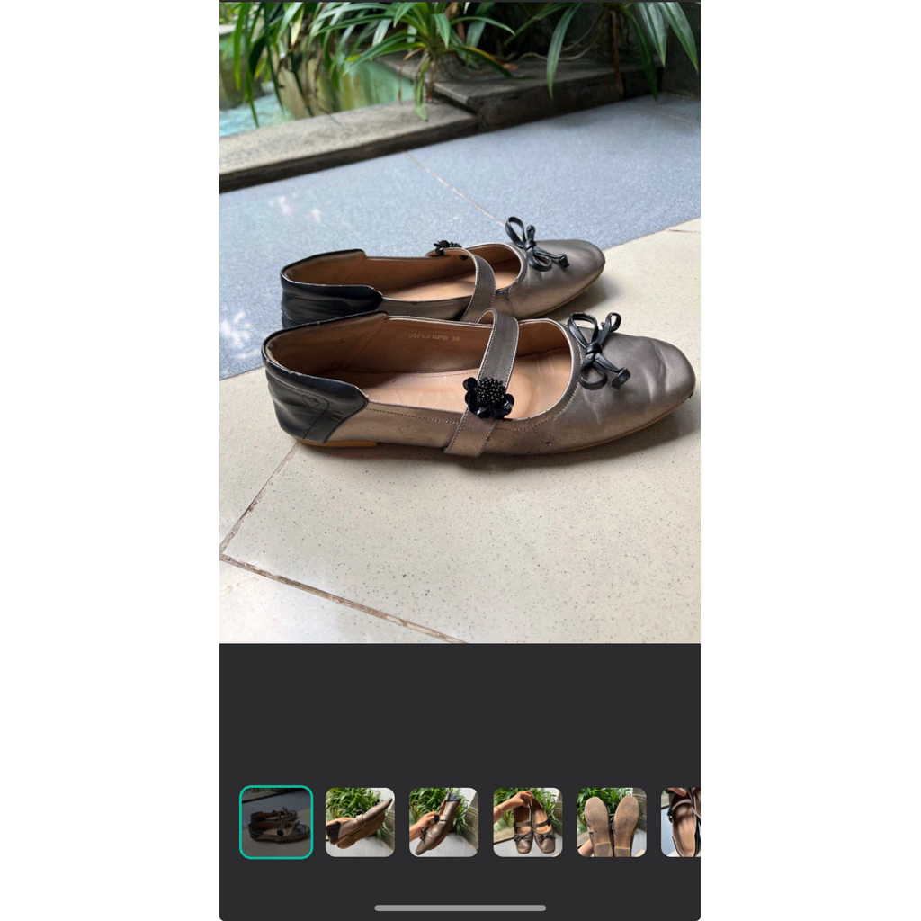 sepatu pvra ara bronze size 38