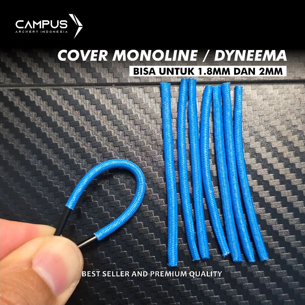 COVER PELINDUNG MONOLINE & DYNEEMA 1.8MM 2MM POLYESTER SANGAT KUAT