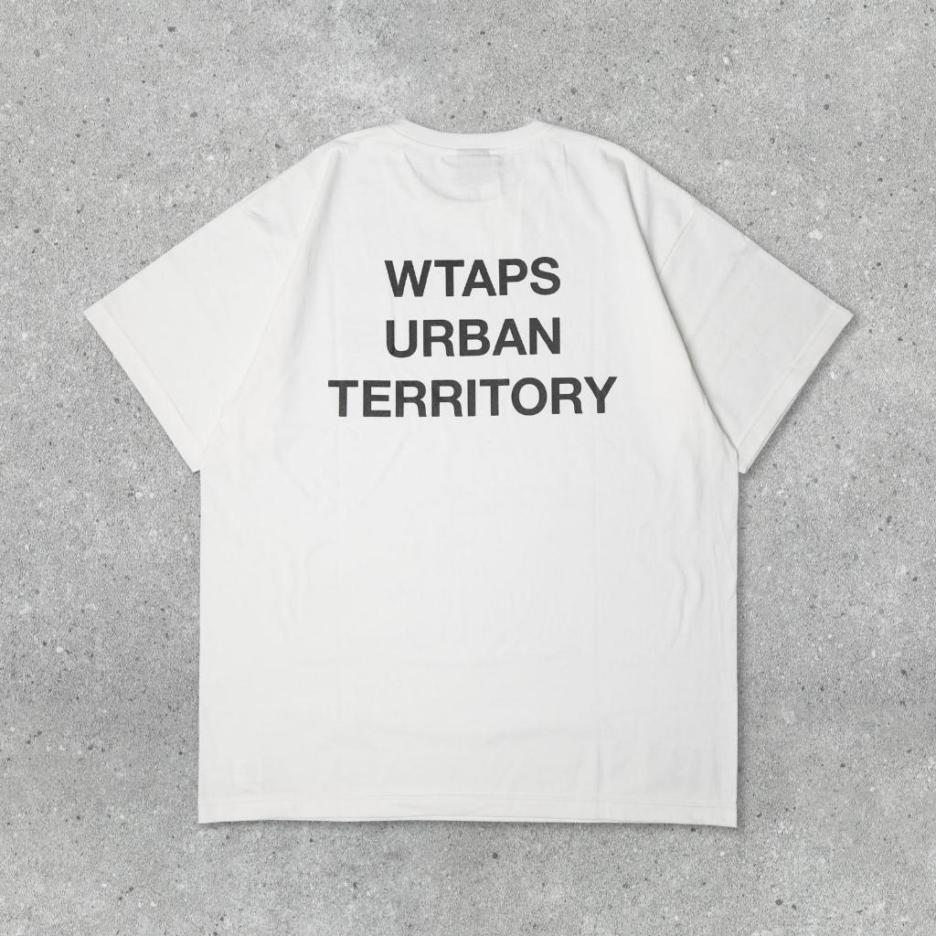 Tee - WTAPS White Tee Urban Teritory (Kaos)
