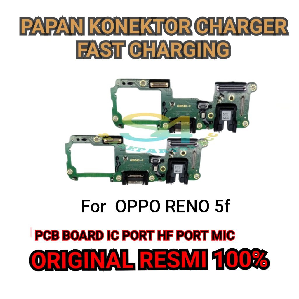 FLEXIBLE KONEKTOR OPPO Reno 5f PAPAN KONEKTOR CHARGER MIC HF CAS