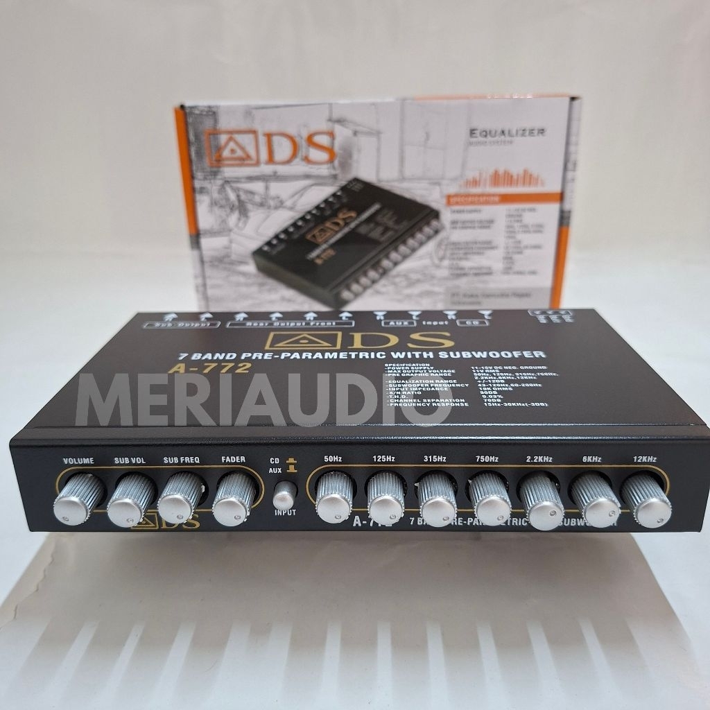 Pream Parametrik ADS 7BAND A 772/ AD 778 Parametrik With Subwoofer