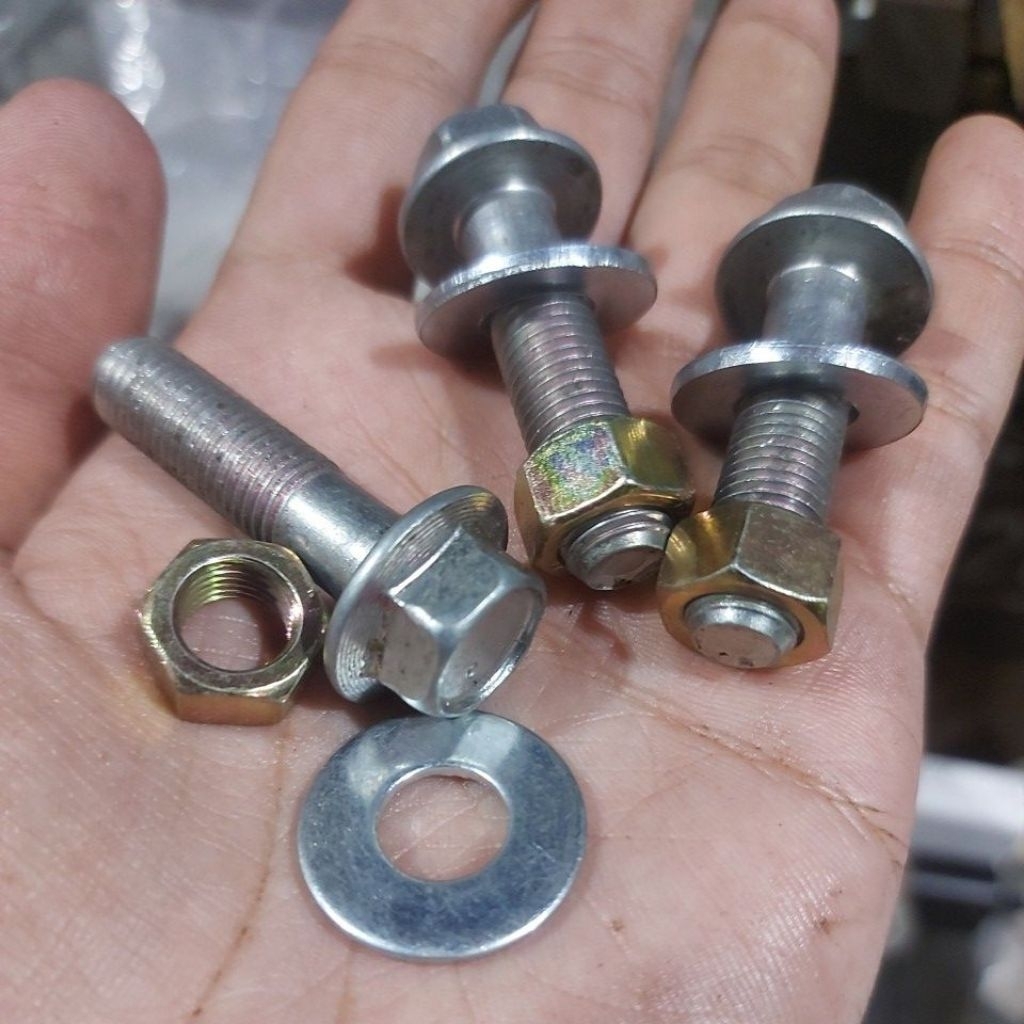 Baut 14 Ori Flange M10x40 Set Baut Mur Ring