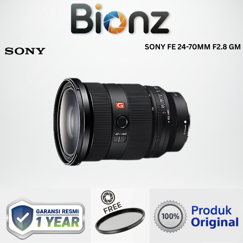 LENSA SONY FE 24-70MM F2.8 GM / SONY FE 24-70MM F2.8 GM GARANSI RESMI