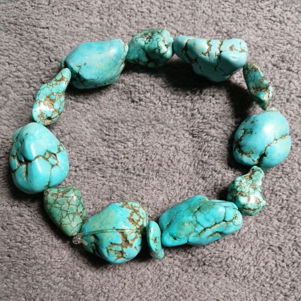 Gelang Natural Pirus Xinciang/hubei krecekan