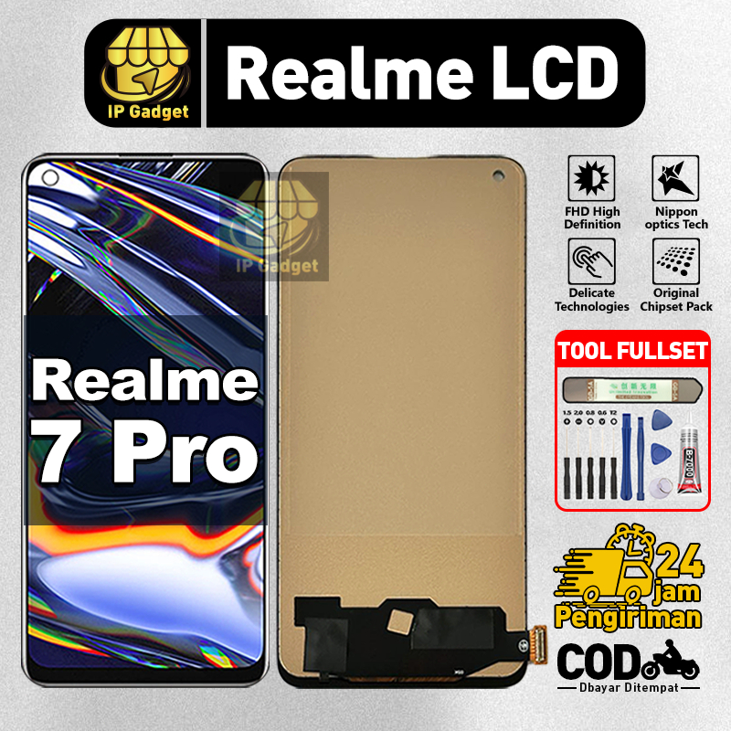 ORI FOR LCD REALME 7 PRO Fullset Original LCD HP REALME 7 PRO Asli Touchscreen Layar Sentuh HP COD