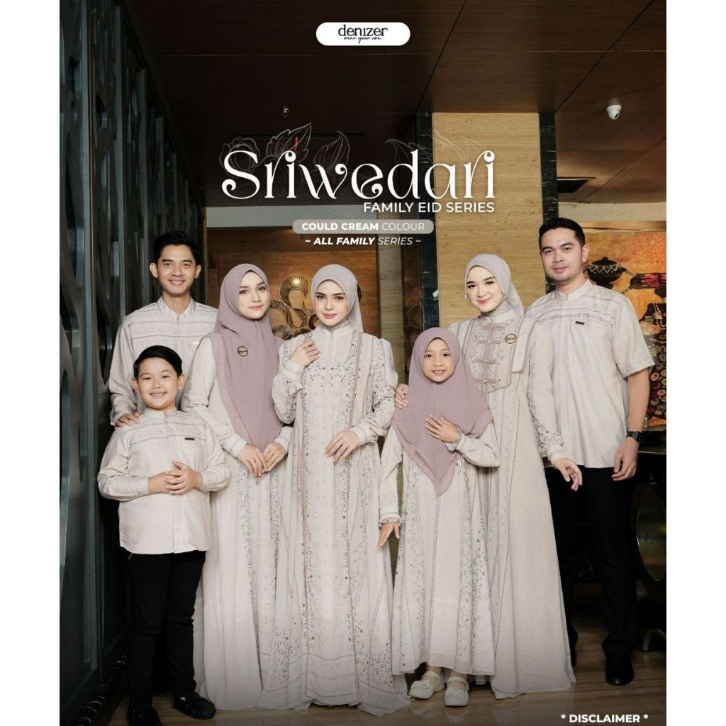 (Po Wajib Dp) Sarimbit Keluarga Sriwedari Raya Series Family Set Denizer Daily