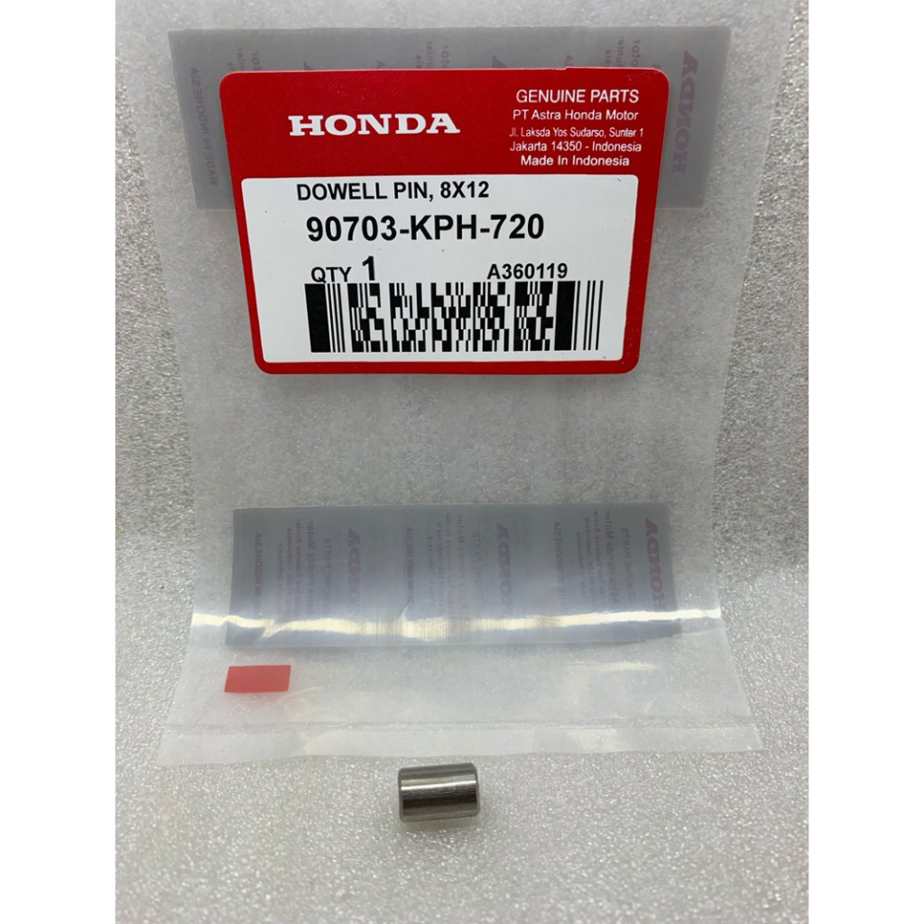 Bos Bosh Block Blok mesin/pin dowel 8x12 HONDA kharisma-kirana-Supra x 125 90703-KPH-720 Original AH