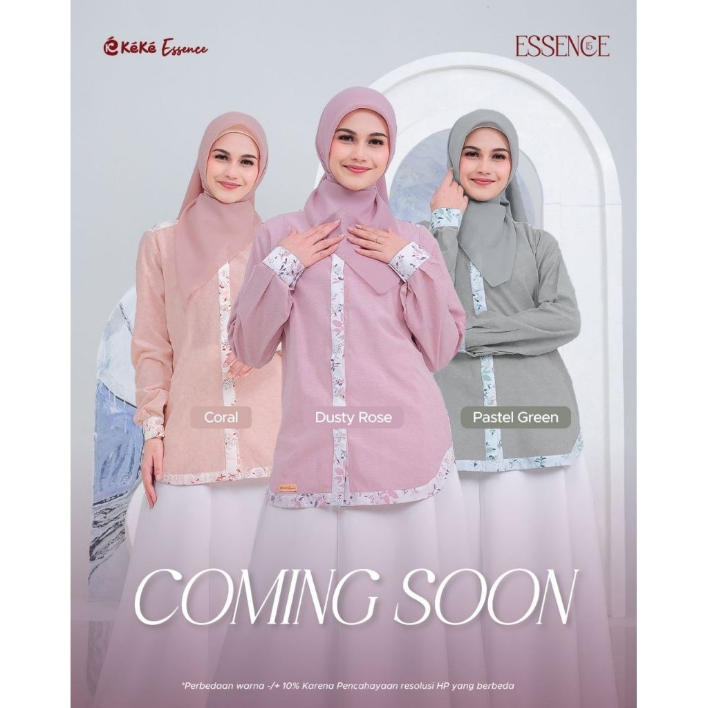 HB [READY] - ESSENCE 15 BY KEKE 2025 | ATASAN | KEMEJA | BLOUSE | BLOUSE TERBARU | BLOUSE LUCU | BLO