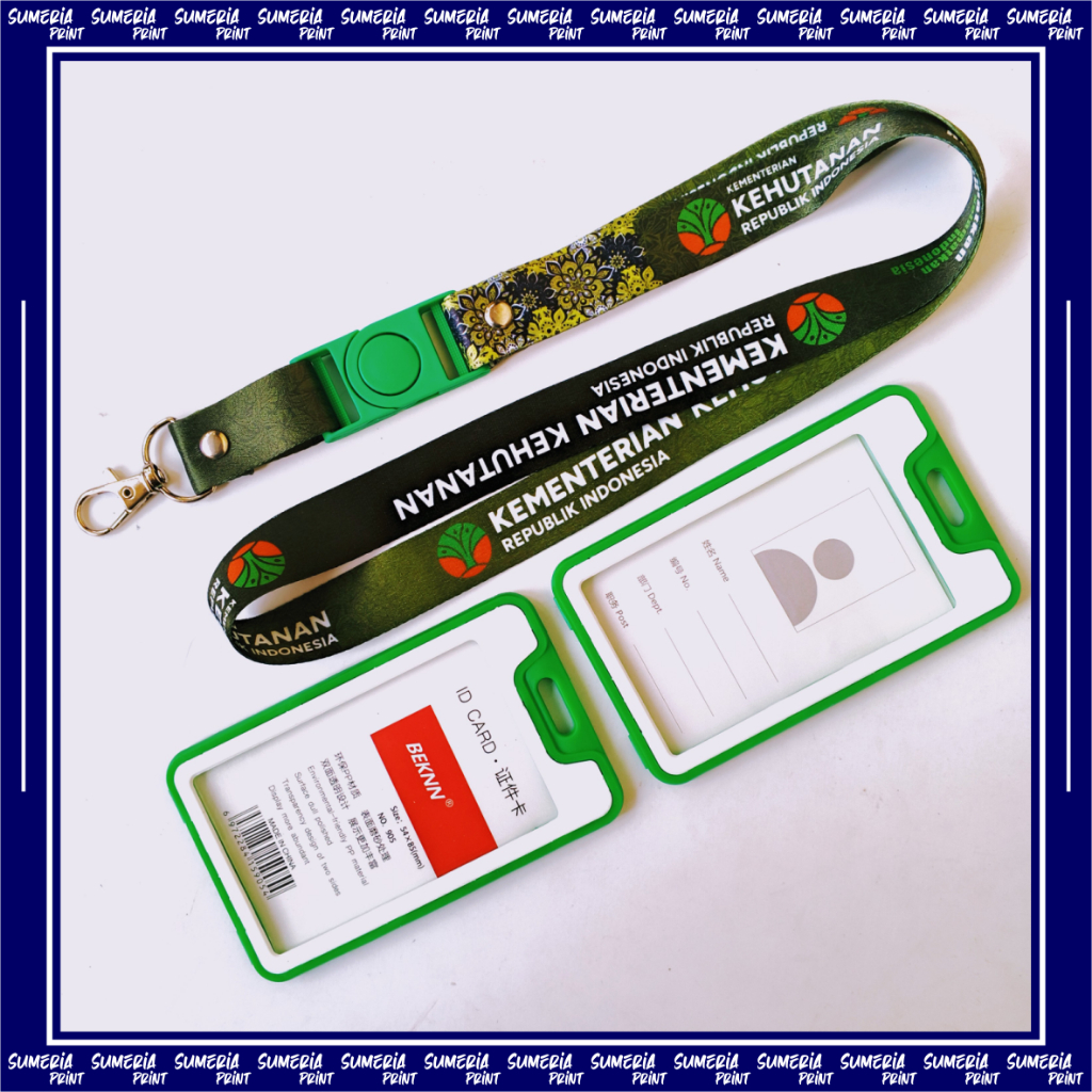 Lanyard Tali Gantungan Id Card Kementerian Kehutanan