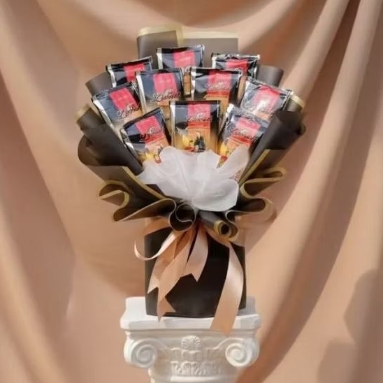 BUCKET KOPI / BUKET KOPI / BUCKET KOPI KAPAL API COWOK / BUKET MINUMAN / BUCKET COKLAT / BUKET SEMPR